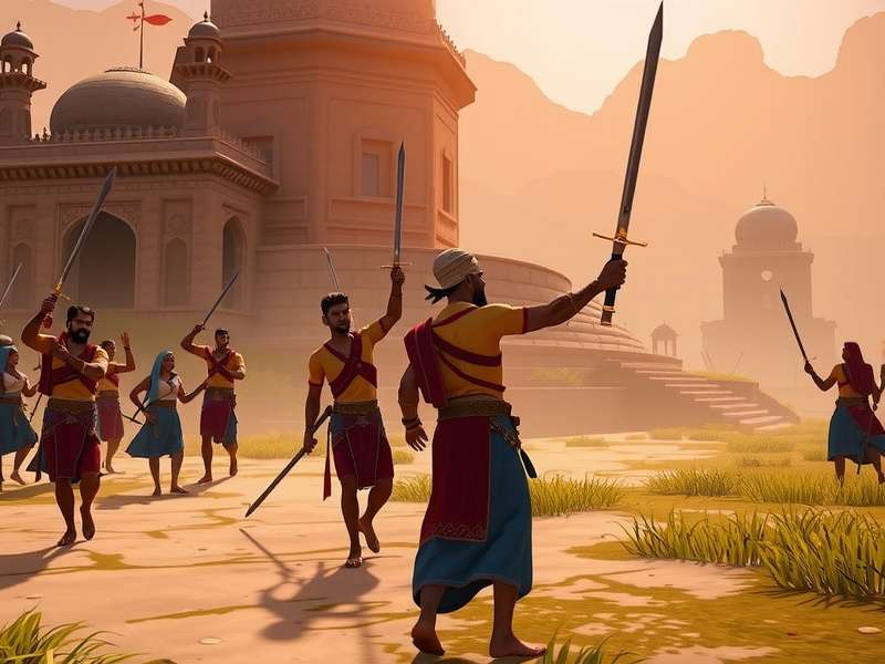 Indian players celebrating in Hind Mace Guardian